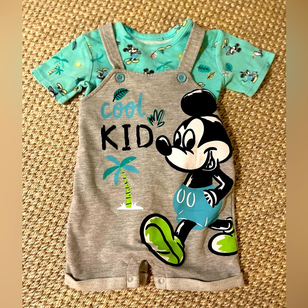 Disney unisex romper and t-shirt | 24 months